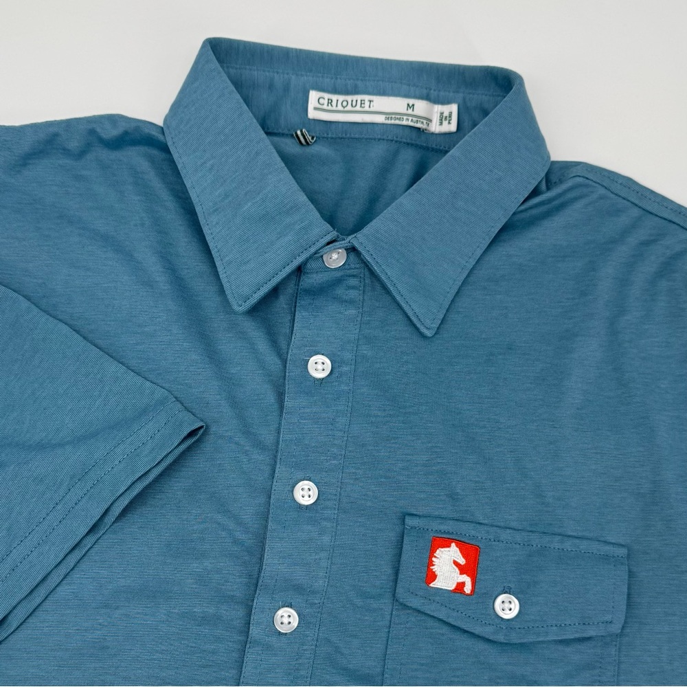 Criquet Blue Polo Shirt
